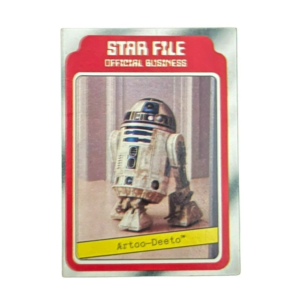 1980 Topps Star Wars Empire Strikes Back 1 R2-D2 Star File Card #7